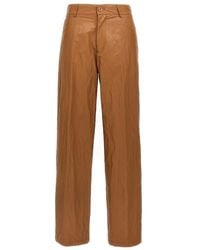 Nude - Wide Trousers - Lyst