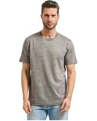 BOSS - Tops ,Bruin ,Katoen Thompson T-Shirt Met Ronde Hals - Lyst