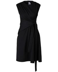 Victoria Beckham Tie Waist Dress - Zwart