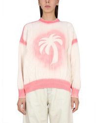 Palm Angels - Round-Neck Knitwear - Lyst