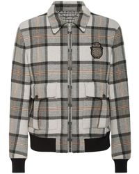 Billionaire - Jassen ,Wol Wool Check Jacket Crest - Lyst
