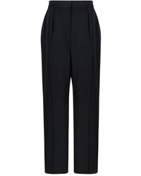 Balmain - Tailored Wool Broeken - Lyst