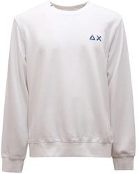 Sun 68 - Basic Fleece Sweatshirt - Lyst