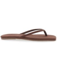 TKEES - Schoenen ,Bruin ,Leer Square Toe Lily Suede - Lyst
