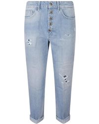 Dondup - Jeans ,Blauw ,Katoen Koons Loose-Fit Jeans - Lyst