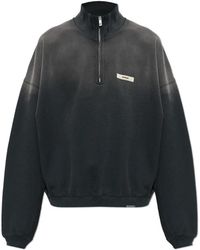 Represent - Hoodies & Sweatvesten ,Zwart ,Katoen Sweatshirt Met Vintage-Effect - Lyst