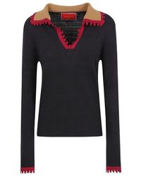 La DoubleJ - V-Neck Knitwear - Lyst