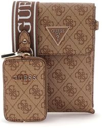 Guess - Flap chit chat schultertasche - Lyst