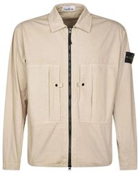 Stone Island - Logo Patch Jacket - Lyst