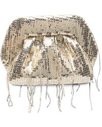 THEMOIRÈ - Tassen ,Geel ,Hennep Bios Small Fringe Sequin Hemp - Lyst