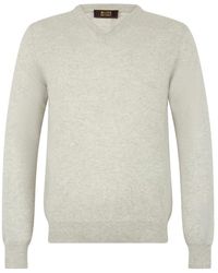 Moorer - V-Neck Knitwear - Lyst