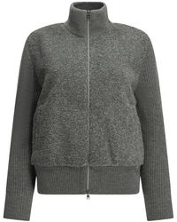 Herno - Resort Vest Met Ribgebreid Patroon - Lyst