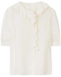 Rodebjer - Xilla Fluid Solid Blouse - Lyst