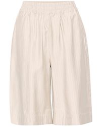 Gestuz - Pinstripe lange shorts & knickers - Lyst