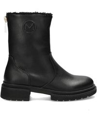 Mexx - Schoenen ,Zwart ,Polyester Zwarte Enkellaarsjes Voor Vrouwen - Lyst