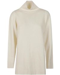 Max Mara - Truien & Vesten ,Wit ,Kasjmier Aceti Turtleneck - Lyst