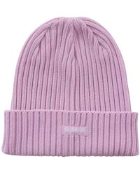 Supreme - Accessoires ,Roze ,Katoen Cotton Cuffed Beanie - Lyst
