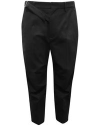 DSquared² - Broeken ,Zwart ,Wol Wollen Blend Werkbroek Gemaakt - Lyst