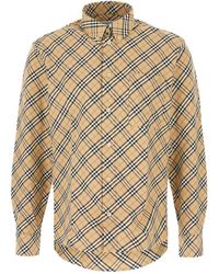 Burberry - Overhemden ,Katoen Stijlvolle Overhemden Voor Mannen En Vrouwen - Lyst