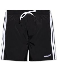 DSquared² - Badmode ,Zwart ,Zwemshorts - Lyst