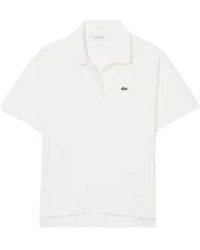 Lacoste - Tops ,Wit ,Katoen Pf 1123 70V Polo Shirt - Lyst