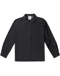 Munthe - Overhemden ,Zwart ,Elegante Zijden Blouse Lalalu Top - Lyst