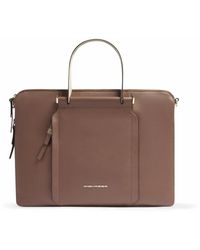 Piquadro - Expandable, Slim &#39;S Laptop Bag With Ipad Compartment, Shock Absorbing And Rfid Protection - Lyst