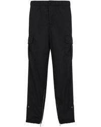 Dries Van Noten - Broeken ,Zwart ,Polyester Stijlvolle Pebble Broek - Lyst