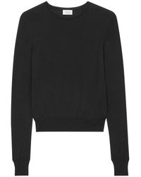 Saint Laurent - Round-Neck Knitwear - Lyst