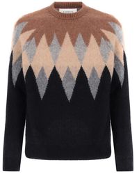 Laneus - Round-Neck Knitwear - Lyst