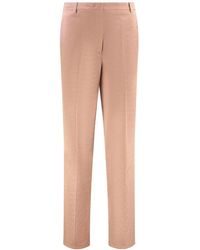 Pinko - Tailored Straight Leg Broeken - Lyst