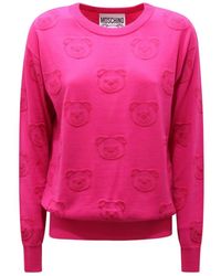 Moschino - Round-Neck Knitwear - Lyst