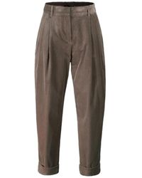 Moorer - Pantalones de talle medio-alto con diseño moderno - Lyst