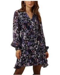 Freebird by Steven - Paarse Bora Jurk Mini Jurk - Lyst