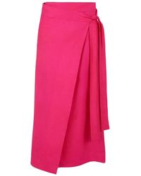 P.A.R.O.S.H. - Midi Skirts - Lyst
