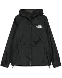 The North Face - Jassen ,Zwart ,Polyester Zwarte Logo Ritsjas Aan De Voorkant - Lyst