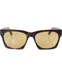 Facehide - Accessoires ,Bruin ,Stijlvolle Uv-Bescherming Zonnebril - Lyst