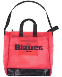 Blauer - Netz Einkaufstasche Rot Frau - Lyst
