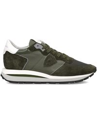 Philippe Model - Schoenen ,Groen ,Katoen Sneakers Trpx Haute Running - Lyst