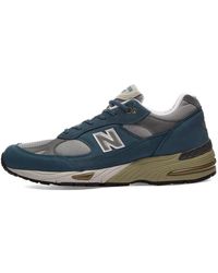 New Balance - Elegante und funktionale blaue und graue sneaker - Lyst