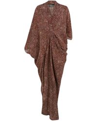 Cortana - Kleedjes ,Rood ,Mayu Midi Jurk - Lyst