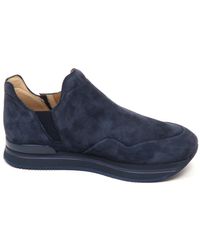 Hogan - Suede Slip-On Schoen - Lyst