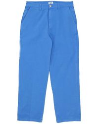 Obey - Broeken ,Blauw ,Katoen Katoenen Twill Timmerman Pant Frans Blauw - Lyst