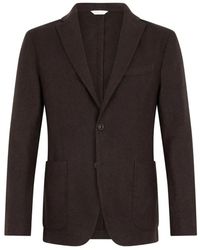 Boglioli - Jassen ,Bruin ,Wol Wollen Stretch Jas - Lyst