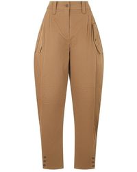 Alberta Ferretti - Cropped Trousers - Lyst