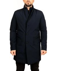 Save The Duck - Jassen ,Zwart ,Polyester Helmut Coat - Lyst