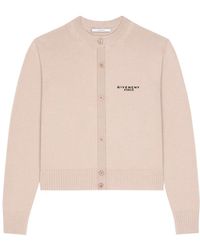 Givenchy - Short Cardigan Met Ronde Hals - Lyst
