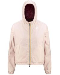 K-Way - Jassen ,Roze ,Nylon Lichtgewicht Jas - Lyst