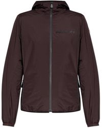 Moncler - Jassen ,Paars ,Leer Day-Namic Jacket - Lyst