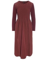 Bitte Kai Rand - Smock Poplin Jurk - Lyst